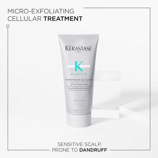 Symbiose Micro-Exfoliating Cellular Scalp Scrub for Dandruff Flakes